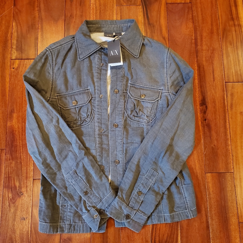 Men's Armani Exchange Light Button Up Jacket